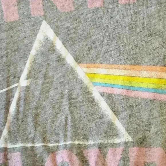 Pink Floyd Dark Side of the Moon T-Shirt Short Sleeve, Sz XL Gray Color - Picture 5 of 7